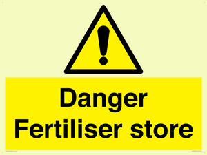 Danger Fertiliser store